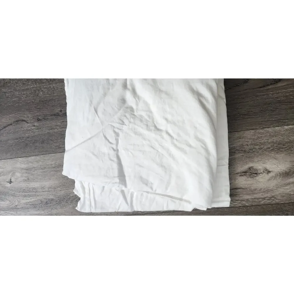 Peacock Alley 100% Cotton Flat Sheet King in White